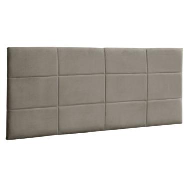 Imagem de Painel Suspenso Cabeceira Luna 1,20m Para Cama Viúva Solteirão Suede Bege - Aurora Line