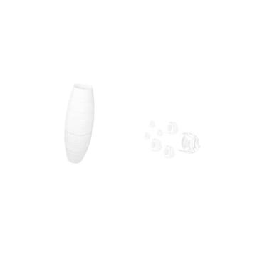 Imagem de Fenteer Abajur de Chão Simples em Acrílico, Espelho, Adesivos de Parede, Protetor de Lâmpada em Papel, Acessórios Modernos Removíveis, Decoração para Quarto E