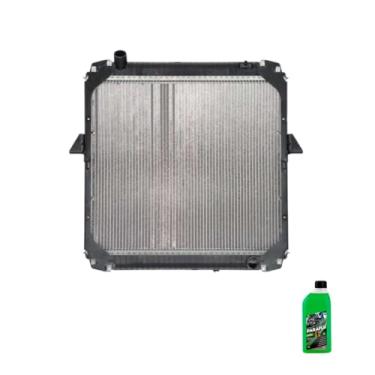 Imagem de Kit Radiador MB 1318 06 OM904LA 177CV Eletr + Aditivo Radiador Para flu Verde Concentrado 1L