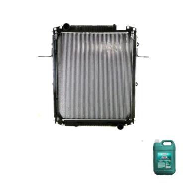 Imagem de Kit Radiador Ford Cargo 1717E Aditivo Pronto Uso 1L e Água Desmineralizada 5L