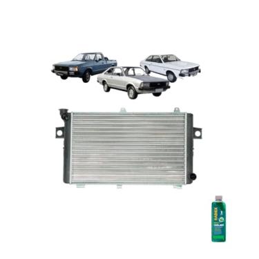 Imagem de Kit Radiador Ford Corcel II Del Rey + Aditivo Radiador Radiex R1882 Verde