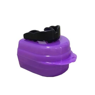 Imagem de Pulser Protetor Bucal Termo Moldável com Estojo, Tamanho Único, Modelo Simples (Preto)