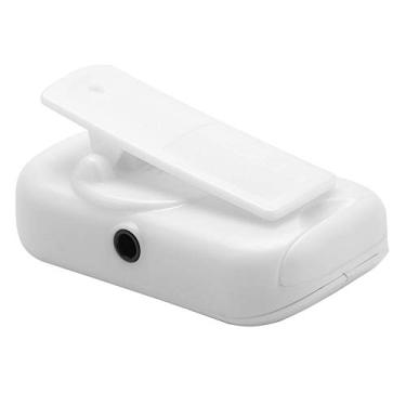 Imagem de Cryfokt Mini Metrônomo Digital Portátil Beat Tempo para Músicos Com Saída de Fone de Ouvido de Canal Duplo para Todos Os Instrumentos Azul (Branco)