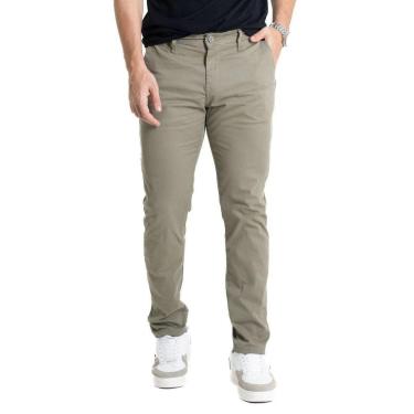 Imagem de Calça Sarja Sawary Slim - 280829 - verde 46-Masculino