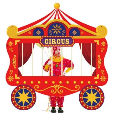 Imagem de Decorações de festa de circo, cenário de fotografia de circo, decoração de cenário, adereços grandes de carnaval, banner, portas, fundo para lembrancinhas de jogos de festa, suprimentos