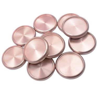 Imagem de Discos planejadores de alumínio premium – Pacote com 11 – Virar página suave – Compatível com Happy Planner, TUL, ARC – FeroniArt (ouro rosa, 1,25)