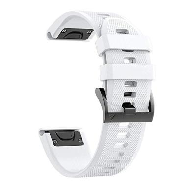 Imagem de TPUOTI 22 26 mm Pulseira de silicone para Garmin Fenix 7 7X 6X 6 Pro 5X 5 Plus 3HR 935 Descent Mk2 Pulseira Acessório de Liberação Rápida (Cor: F, Tamanho: 22mm Fenix 5 5Plus)