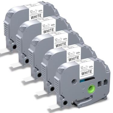 Imagem de Label Orison TZe-231 TZ-231 Compatível com Brother P-Touch Label Tape Tz Tape 12 mm 0,47 refis brancos laminados para etiquetadora PT-H110 PT-D210 PT-D400, preto sobre branco, 1/5.1 cm x 26,2 pés (12