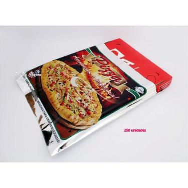 Imagem de Embalagem Térmica para Pizza - 44 x 44 cm - 250 Unidades - no-brand