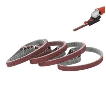 Imagem de Lixas Cinta p/ Adaptador  Esmeriladeira 15x452mm Pc/10 peças - DrillPr