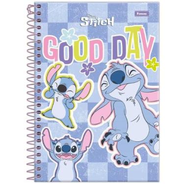 Imagem de Caderno Espiral Foroni Stitch 1/4 Capa Dura 80 Folhas - Embalagem com 