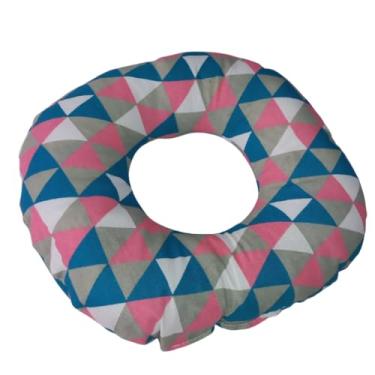 Imagem de Almofada de Piercing para dormir Protetor de Ouvido com Furo no meio(Triângulos)