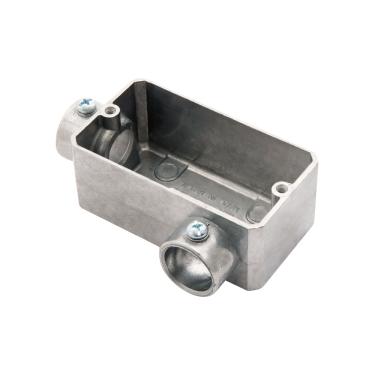 Imagem de Condulete Fixo 3/4 Tipo LL Tramontina sem Tampa e sem Rosca