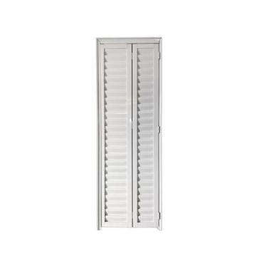 Imagem de Porta Camarão Palheta Alumínio Branco Brecorimo, DIREITO, 210 X 70