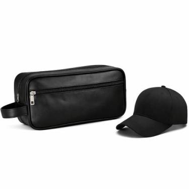Imagem de Kit Presente Masculino Necessaire Masculina Viagem Bolsa Higiene + Bon