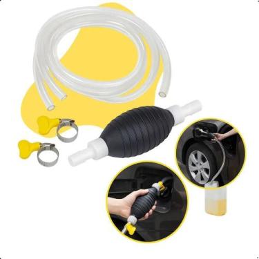 Imagem de Bomba Sugador De Água Gasolina Óleo Mangueira Puxa Liquido - Congratul