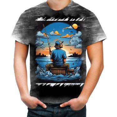 Imagem de Camiseta Desgaste Pesca Esportiva Peixes Azul Paz 10 - Kasubeck Store®