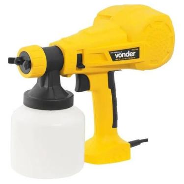 Imagem de Pistola De Pintura Elétrica Pev400 800ml Vonder Amarelo 220v, Amarelo,