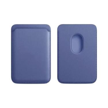 Imagem de Capa Magnética de Couro para iPhone 16 Pro Max 15 14 13 12, Porta Cart