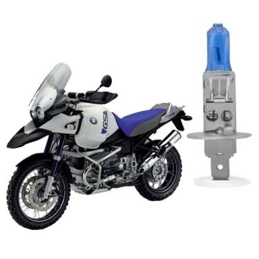 Imagem de Lâmpada Shocklight Super Branca H1 para Moto BMW R 1150 Gs 1999 2000 2