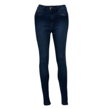 Imagem de Calça Jeans Feminina Bless Denim Skinny Cintura Alta Azul-Feminino