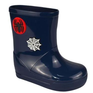 Imagem de Bota Galocha Menino Infantil Luelua Spiderman Aranha 41824 Azul-Masculino