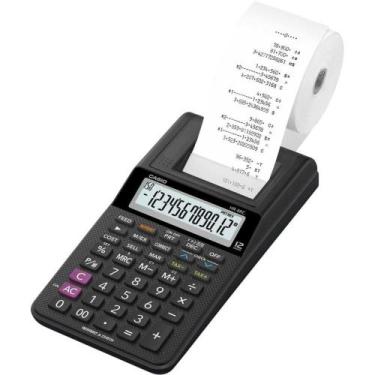 Imagem de Calculadora de Impressao 12 DIG. DISP.LCD Preta C/FONTE - Casio