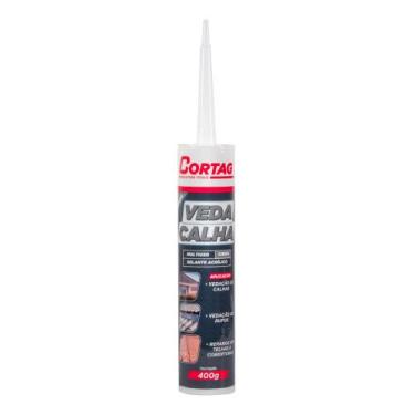 Imagem de Kit Cola Veda Calha Cinza 400gr 63105 12 Un - CORTAG
