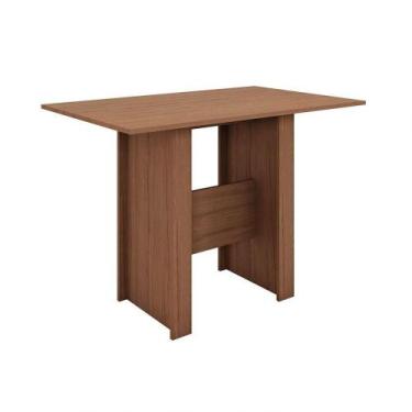 Imagem de Mesa De Jantar 4 Lugares Milano Carvalho - POLIMAN MÓVEIS