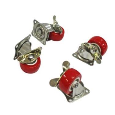 Imagem de Rodízio giratório com freio 1.1/2" PVC com 4 peças - BFH1905 - Bestfer