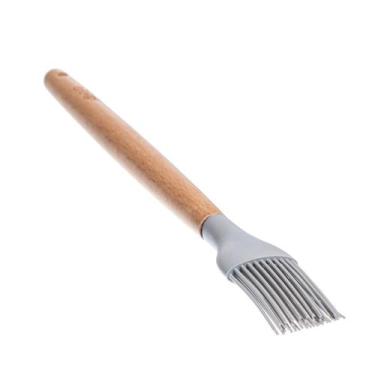 Imagem de Pincel Cucina Silicone Cabo em madeira de faia cinza -Fracalanza, 3 me