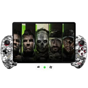 Imagem de Megadream Controle móvel sem fio gamepad joystick para iPad (11 polegadas), iPhone 16/15/14/13, Android Samsung Tablet PC - Certificado MFi - 18 horas de vida útil da bateria - Call of Duty
