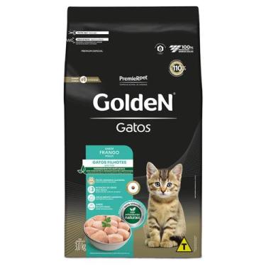 Imagem de Ração Seca Golden Gatos Filhotes Frango 3Kg