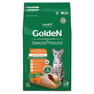 Imagem de Ração Seca Golden Seleção Natural para Gatos Adultos sabor Frango e Ar