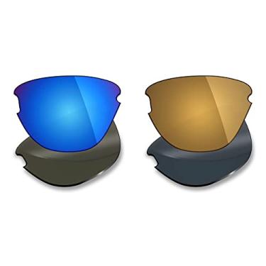 Imagem de 2 pares de lentes polarizadas de substituição da Mryok para óculos de sol Oakley Frogskins Lite – Opções