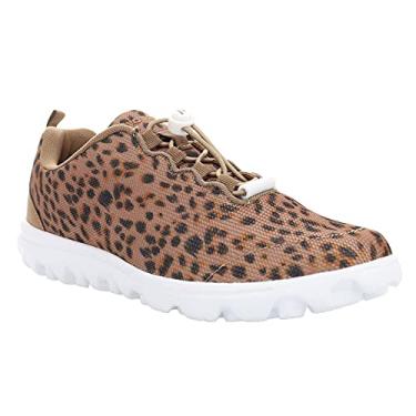 Imagem de Propét Travelactiv Safari Feminino, Cheetah marrom, 7.5 XX-Wide