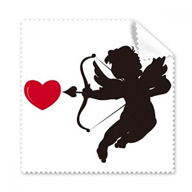 Imagem de Pano de limpeza com estampa de coração do anjo Cupido 5 peças