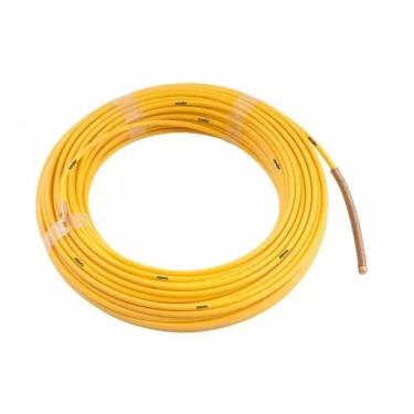Imagem de Guia Passa Fio sonda de pvc alma de aço profissional 10m