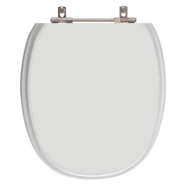 Imagem de Assento Sanitário Massima Cinza Platina para Vaso Incepa