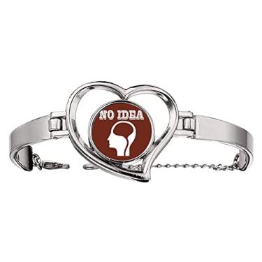 Imagem de Bracelete em formato de coração com joia moderna e arte decorativa sem ideia, medium, metal
