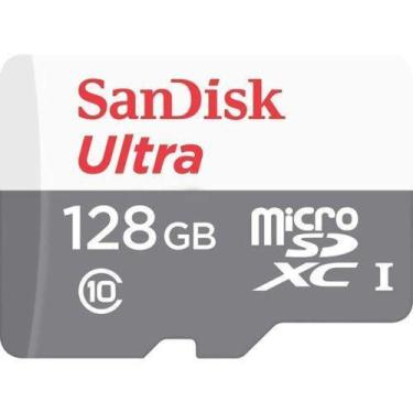 Imagem de Cartão De Memória Micro Sd Sandisk Ultra Classe 10 80Mb/S 128Gb