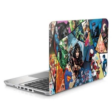 Imagem de Skin Adesivo Protetor Para Notebook 15" Dc Liga Da Justiça B1 - Skin Z