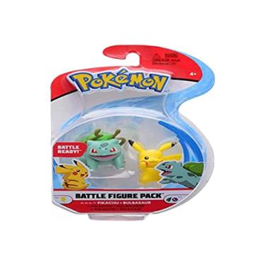 Imagem de Pokemon - Bonecos de batalha – Bulbasaur vs Pikachu (PKW0132)