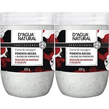 Imagem de Genérico Kit Creme de Massagem Termogênico Pimenta Negra 2un Dagua Natural