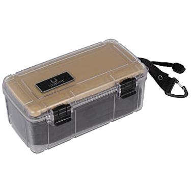 Imagem de Umidor p/15 charutos Cigar Travel NERONE ABS clear