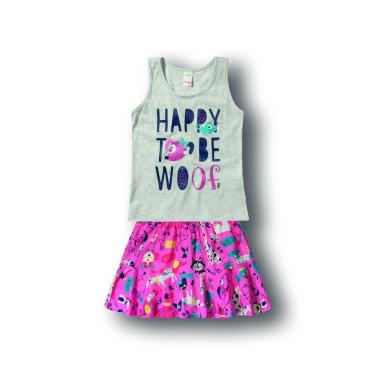 Imagem de Conjunto Infantil Fem Mescla Happy - Marisol Play