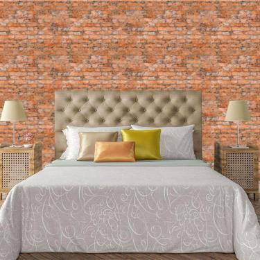 Imagem de Papel De Parede Adesivo Tijolo Lavável Sala Quarto Cozinha 3 Metros