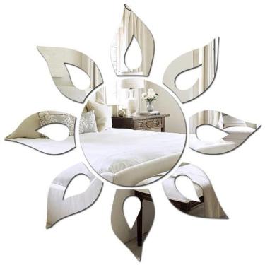 Imagem de Espelho Decorativo Decoração Sala Quarto Cozinha Sol 1 - 3D Fantasy