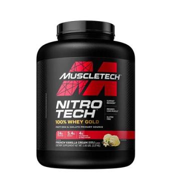 Imagem de Nitrotech 100% Whey Gold (2.510Kg) - Muscletech - Baunilha Francesa -