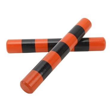 Imagem de 1 par de Agitador de Areia, Caixa de Madeira, Contas de Ferro, Cilindro, Agitador de Areia, Ritmo, Instrumentos Musicais de Percussão para Educação Precoce (Listra Amarela)